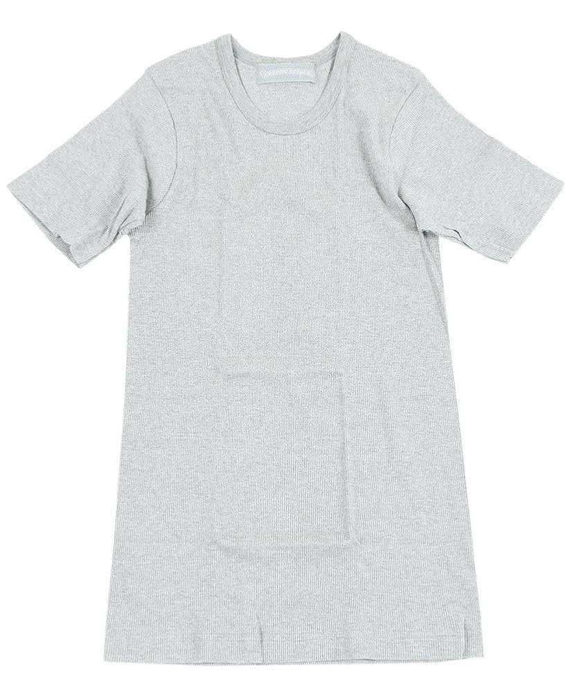 Amazon | [クロムハーツ] 日本製 クロスロゴ付きリブ半袖Tシャツ